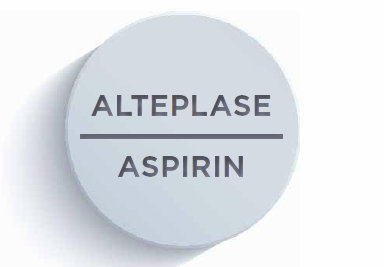 alteplase and aspirin